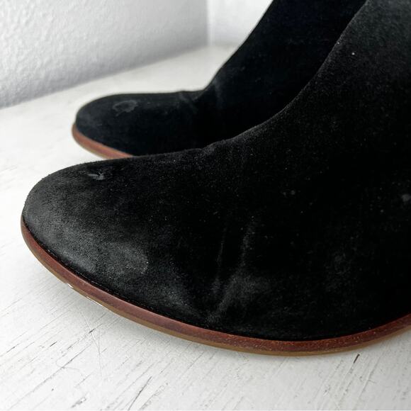 Sam Edelman Petty black suede ankle bootie size 7.5 - Picture 6 of 11